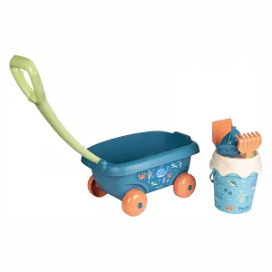 Smoby Strandwagen mit Eimer Schaufel Harke