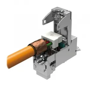 EasyLan CKFAK001 fixLink® SL RJ45 Keystone-Modul Kat. 6A ISO/IEC geschirmt