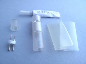 MK 244-244 QuickFix® RopeLight Adapter IP44 Anschlussadapter Lichtschlauch 13 mm