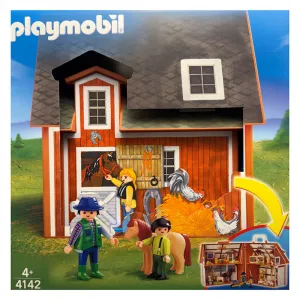 PLAYMOBIL 4142 Bauernhof Mein Mitnehm-Bauernhof