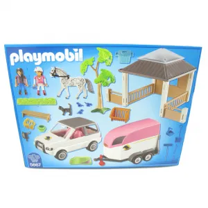 PLAYMOBIL 5667 Reitstall mit Pferdetransporter ab 4 Jahre