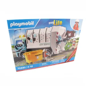 PLAYMOBIL 70885 Müllfahrzeug mit Blinklicht (Verpackung beschädigt)