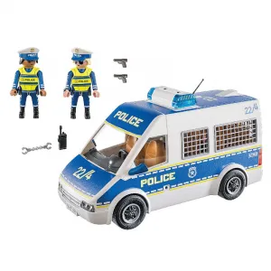 PLAYMOBIL 70899 City Action Polizei-Mannschaftswagen mit Licht und Sound