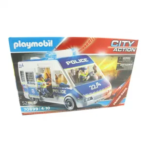 PLAYMOBIL 70899 City Action Polizei-Mannschaftswagen mit Licht und Sound