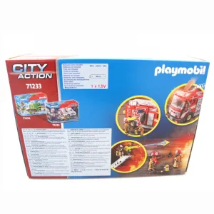 PLAYMOBIL 71233 City Aktion Feuerwehrwagen ab 4 Jahre