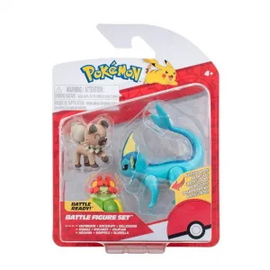 Pokemon PKW3048 Battle Figuren 3 Stück Set Wuffels, Blubella, Aquana