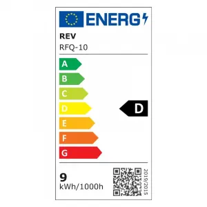 REV 2220001010 LED Universal Steckdosen- Strahler 4-Stufen dimmbar 10W 1000lm weiss