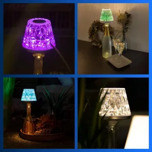 REV Lamprusco Cristal RGBW LED Akku Flaschenleuchte 2021001760