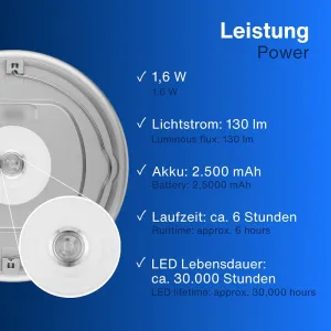 REV Lamprusco Cristal RGBW LED Akku Flaschenleuchte 2021001760