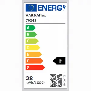 Rutec 79543 LED Flex Lichtstreifen RGBWW Innen 5 Meter 24 Volt 3000 K warmweiss 300 LED LED Stripe VARDA Flex