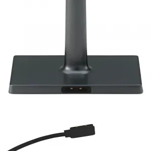 SIGOR Nucharge Akku-Tischleuchte schwarz 2,5W 2700K IP54 Ra85 dimmbar Ladekabel Magnetkontakt