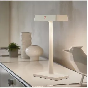SIGOR Nucharge Akku-Tischleuchte weiss 2,5W 2700K IP54 Ra85 dimmbar Ladekabel Magnetkontakt