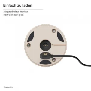 SIGOR NUFLAIR LED Akku Tischleuchte dünenbeige IP 54 170lm 2200K+2700K dimmbar