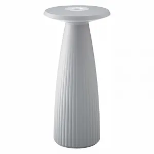 SIGOR NUFLAIR LED Akku Tischleuchte nebelgrau IP 54 170lm 2200K+2700K dimmbar