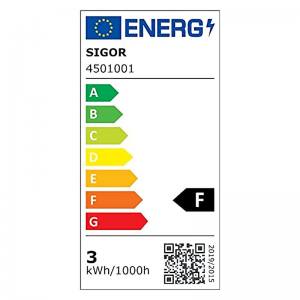 SIGOR NUINDIE Rund Schwarz 38 cm LED Akku Tischleuchte IP 54 180lm 2200K+2700K dimmbar