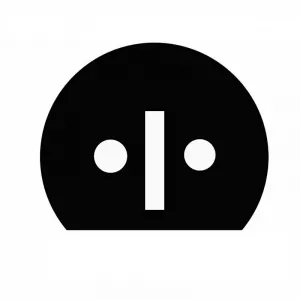 Stecker 2polig Mittelsteg mit Kabel 4 Meter für Lichterketten Netzteile DE-21 DE-06 DE usw.