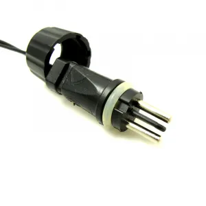 Stecker mit Kabel Schwarz für Steckernetzteil PT-IP-24005 4 Meter