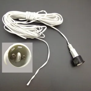 Stecker mit Kabel Weiss für Steckernetzteil DC-36V 2adrig offenes Ende