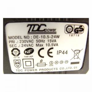Steckernetzteil DE-10,5-24W Netzteil 24V AC Trafo Transformator IP44