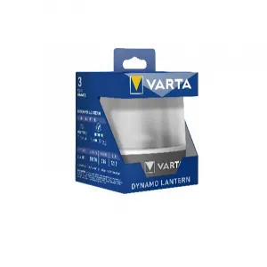 Varta Dynamo Leuchte LED Lampe mit Akku Dynamo mit Kurbel zum Aufladen