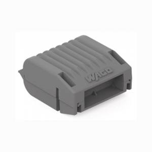 WAGO 207-1331 Gelbox für Aderleitung bis 4 mm² Größe 1 grau 4 Stück Pack ohne Verbindungsklemme
