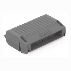 WAGO 207-1333 Gelbox für Aderleitung bis 4 mm² Größe 3 grau 3 Stück Pack ohne Verbindungsklemme