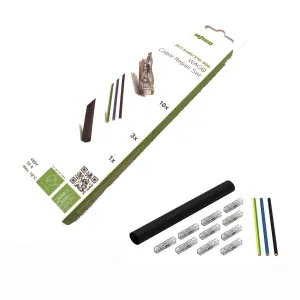 WAGO 207-5485/316-000 Leitungsreparatur Set mit Kleber für Leitungsdurchmesser 8-24mm