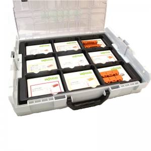 WAGO 887-926 Verbindungsklemmenset L-BOXX® 102 mit Klemmen der Serien 221 2273 transparenter Deckel