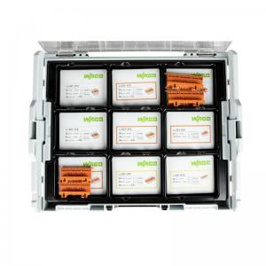 WAGO 887-931 Verbindungsklemmenset L-BOXX® 102 mit Klemmen der Serien 221 4mm² & 6mm² transparenter Deckel