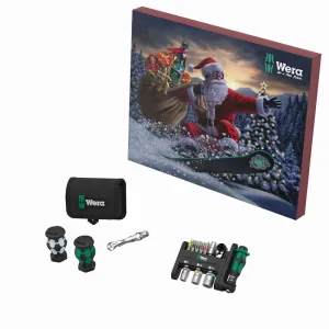 Wera Adventskalender 2024 mit vielen Werkzeugüberraschungen 05136609001