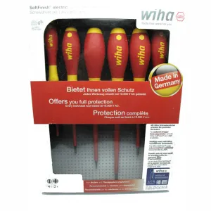 WIHA 320NK6 Schraubendreher Set 6-teilig 1000V AC - 00833