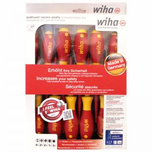 Wiha 3201K12 electric SoftFinish® slimFix Schraubendreher Set 41003 12 Teile 1.000 V AC