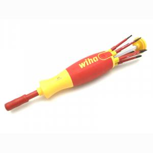 WIHA 41235 Lift Up Schraubendreher Bitmagazin 6 Slim Bits  bis 1.000 V AC
