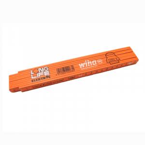 WIHA 42068 Elektriker Gliedermaßstab 2 Meter 10 Glieder