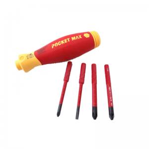 Wiha 45296 PocketMax Schraubendreher Bit Magazin 4teilig