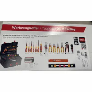 WIHA 45795 Werkzeugkoffer Set XL 2 Trolley electric 60 Teile