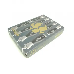 Wiha 46544 Schraubendreher Set SoftFinish 85 Jahren Wiha 8teilig mit Schlitz-, Phillips- und TORX®-Schraubendrehern