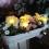 LED Batterie Lichterkette gelbe Gerbera 10 warmweisse LED Ambiente