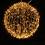 LED Lichtkugel 100 cm 480 LED mit teilweise blinkenden LED