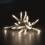 Konstsmide 6301-103 LED Mini Lichterkette 20 warmweisse LED - Retro Design - klares Kabel - Innenkette - Ringkette