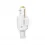 Global Trac Euro-Rundadapter für 3-Phasenschiene GA300-3 weiß max. 3A/50N