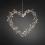 Konstsmide 2893-303 LED Herz 43x48 cm silberfarbenes Geflecht 48 warmweisse LED