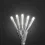 Konstsmide 6341-123 LED Lichterkette 20 warmweisse gefrostete LED Klares Kabel Innen Lichterkette