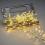 Konstsmide 6470-890 LED Micro Büschellichterkette Cluster 200 bernstein amber LED 1,8 Meter silbernes Kabel