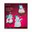 Lumineo 491153 LED Acryl Schneemann auf Schlitten 32 cm Aussen Figur Batteriebetrieb
