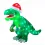 Lumineo 491350 LED Acryl Dino 47 cm 80 LED mit Timer Aussenfigur Grün