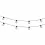 Lumineo 898488 LED Party Beleuchtung Lichterkette 9,5 Meter 20 LED kleine Lichter