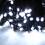 MK 019-358 LED Profi Lichterkette 230 V - 12 M schwarzes Kabel - 120 LED - Weisse LED - Koppelbares System IP 67
