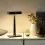 SIGOR Nucharge Akku-Tischleuchte schwarz 2,5W 2700K IP54 Ra85 dimmbar Ladekabel Magnetkontakt