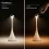 SIGOR NUDROP Weiss 29 cm LED Akku Tischleuchte IP 54 290lm 2200K+2700K dimmbar